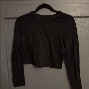 Black Striped Women's Top